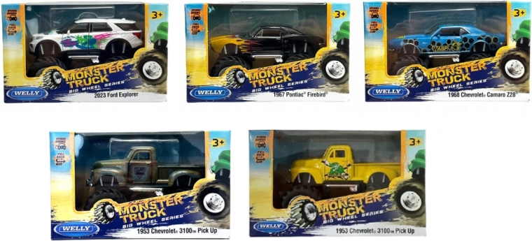 Welly monster truck Big Wheel – terrængående bil med store hjul