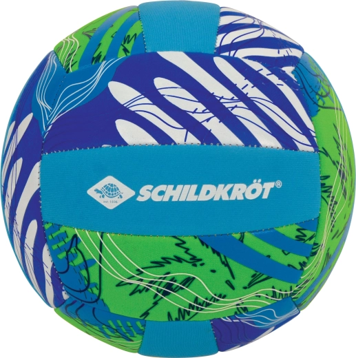 Schildkröt neopren strandvolleyball, størrelse 5, grøn