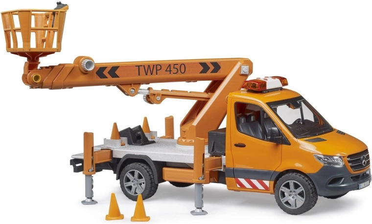 Bruder Mercedes-Benz Sprinter med arbejdsplatform