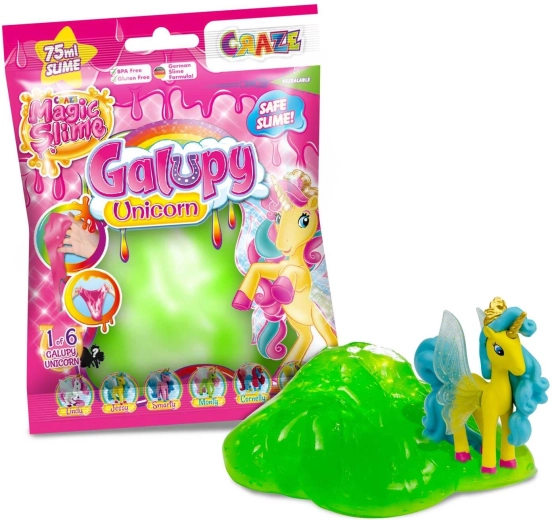 Craze magisk slim med overraskelse Galupy Unicorn (mix af farver) - 1 stk.
