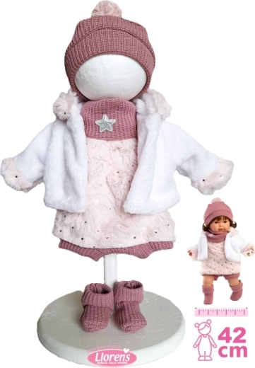 Llorens tøj til dukke 42 cm – 6-delt vintersæt