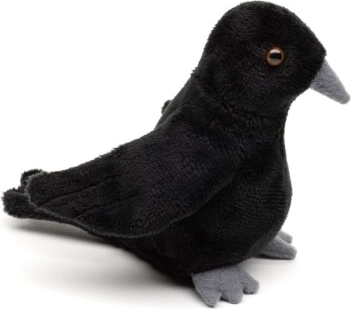 Plys ravn 12 cm – miljøvenlig