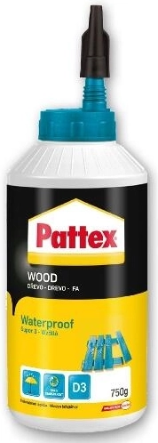 Vandbestandigt trælim D3 250 g PATTEX SUPER 3