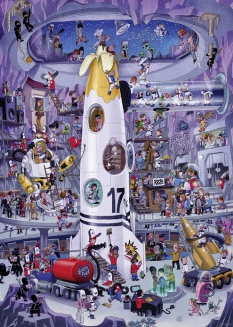 Heye puslespil Start raket 1000 brikker