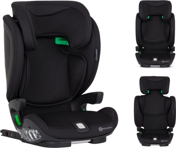 Petite&Mars autostol Elite Fix Pro i-Size Coal black air 100–150 cm (15–36 kg)