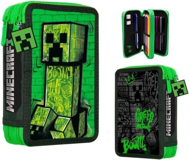 Udstyret penalhus i to etager Minecraft Creeper
