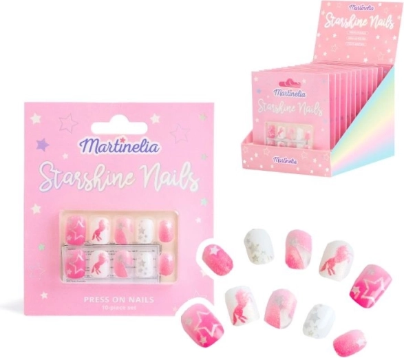 Selvklæbende negle Martinelia Starshine Unicorn - 1 stk.