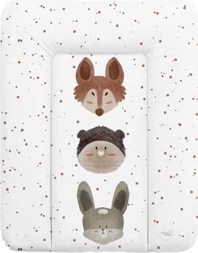 Ceba Baby blød puslepude til kommode basic cute animals 50 × 70 cm