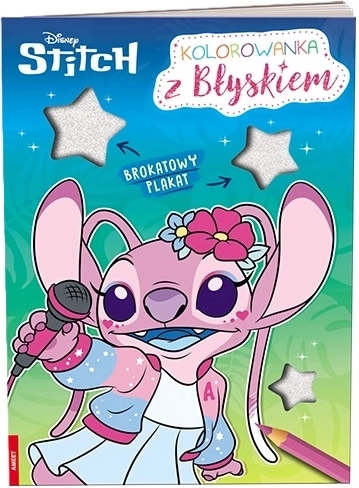 Ameet Disney Stitch malebog med glimtende plakat