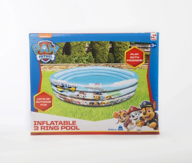 oppusteligt badebassin Paw Patrol 100 cm