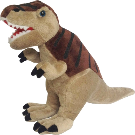 Plys-Tyrannosaurus Rex 30 cm brun