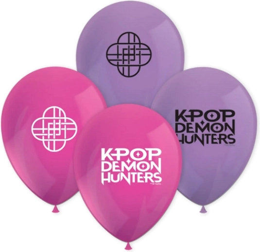 Demon hunters-balloner med K-POP-motiv, 8 stk.