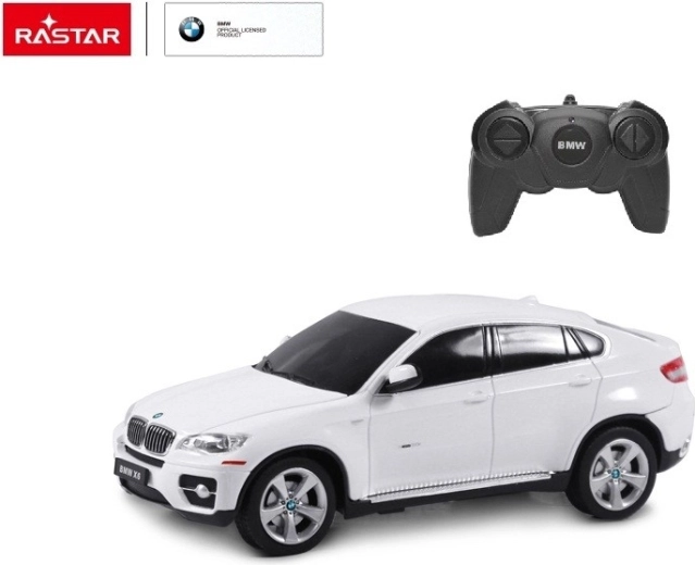 Rastar BMW X6 fjernstyret RC-bil 1:24 hvid