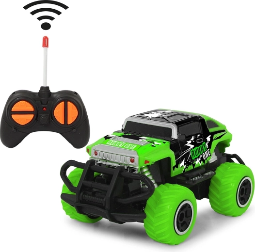 JAMARA Runny one fjernstyret monstertruck 1:43 grøn 27 MHz