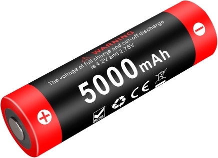 Genopladeligt Li-Ion-batteri 21700 3,6 V 5000 mAh KLARUS