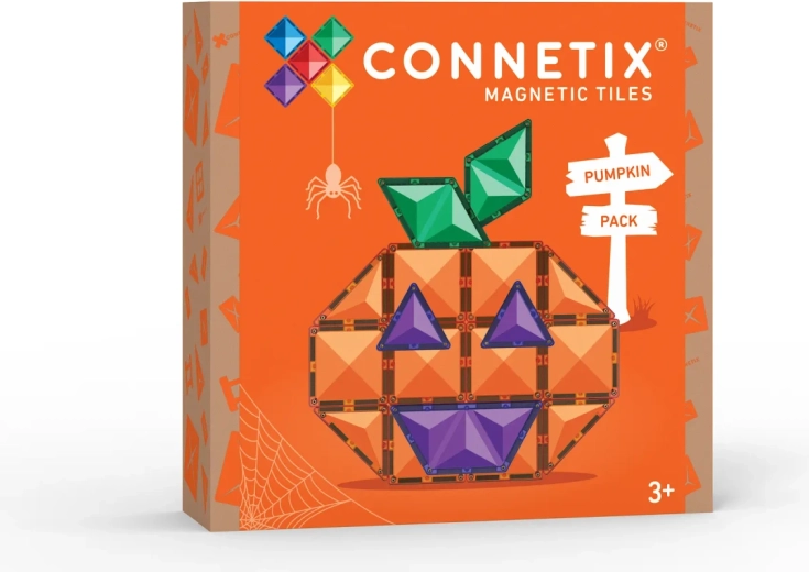 CONNETIX sæt med magnetiske dele Halloween Pumpkin - 17 dele