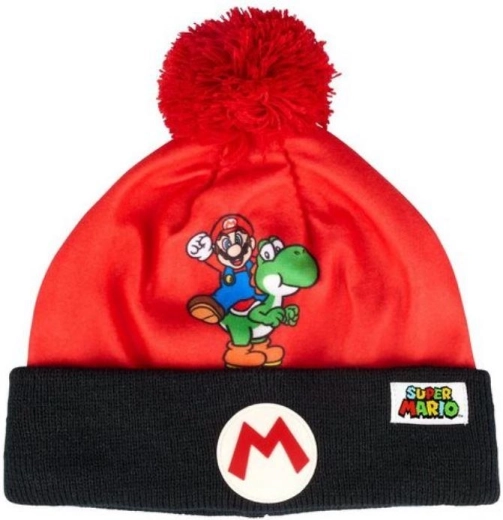 Rød fleecehue Super Mario