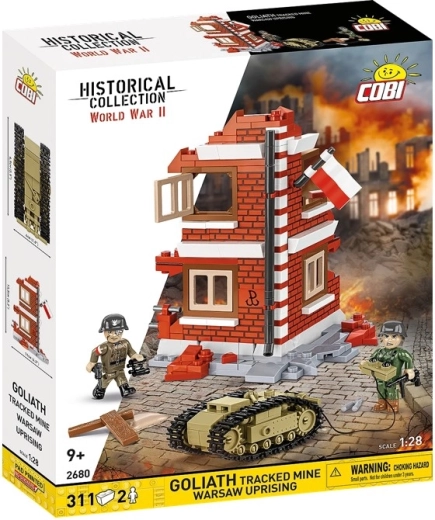 COBI Historical Collection WWII Goliath – fjernstyret mine fra Warszawaopstanden