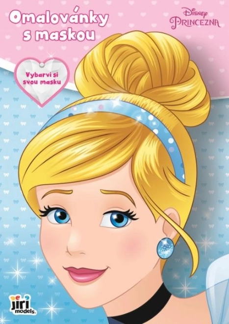 Malebog med maske Disney Prinsesser