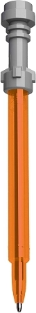Lego Star Wars gelpen lyssværd orange