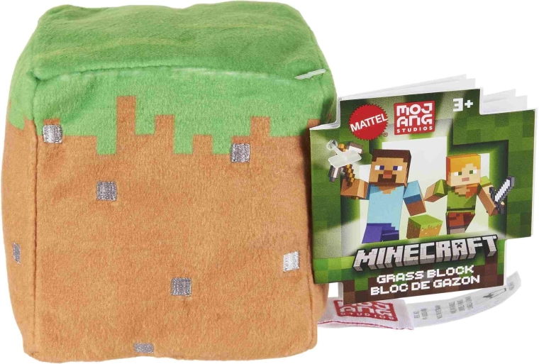Minecraft-plysset terning assorteret - 1 stk.