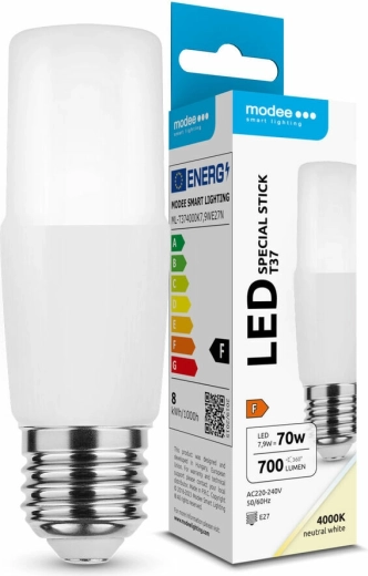 LED pære Modee Lighting Special Stick T37 7,9 W E27, neutral hvid, 700 lm