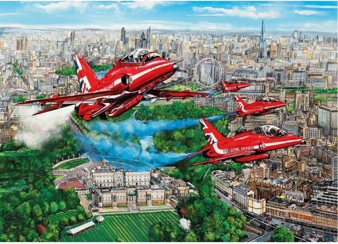Puslespil Red Arrows over London 1000 brikker