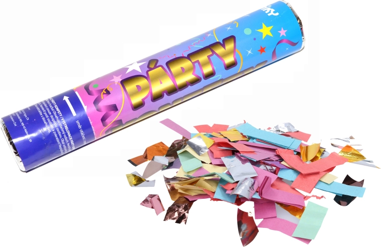 Wiky udskydningskonfetti til fest 30 cm