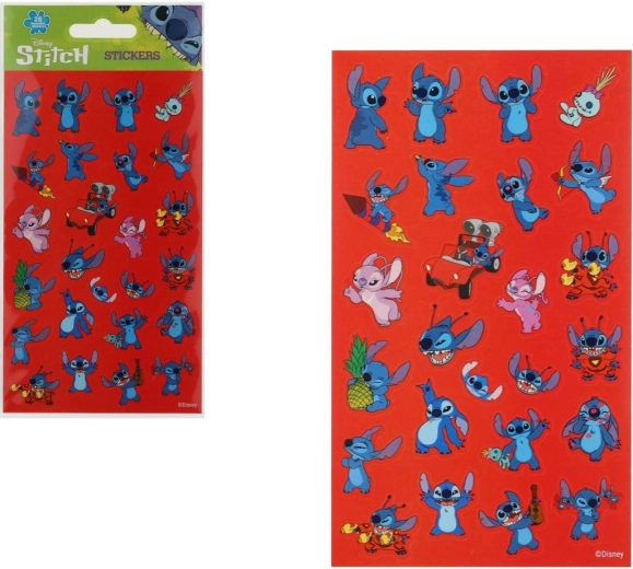 Genanvendelige klistermærker Lilo & Stitch – 25 stk.