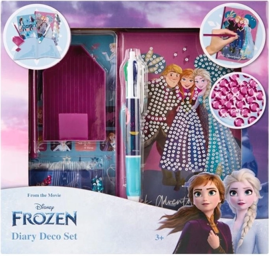 Dekorativt sæt til udsmykning af dagbog Disney Frozen