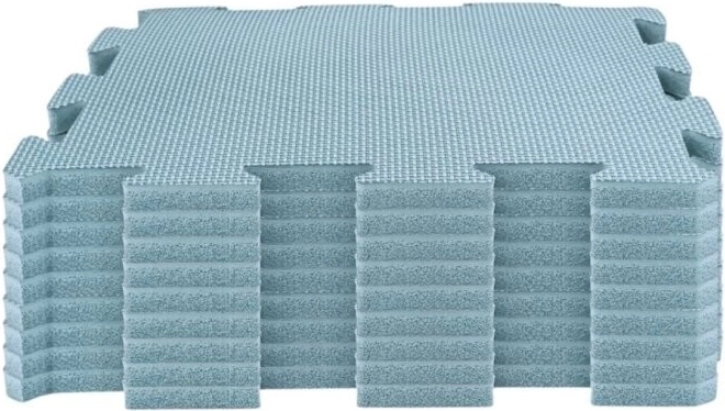 Nido nido skum-legeunderlag puzzle dusty blue (9 dele)