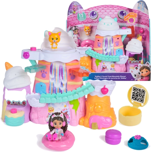 Gabby’s Dollhouse-filmsæt med slikbjerget, Gabi-figur og tilbehør