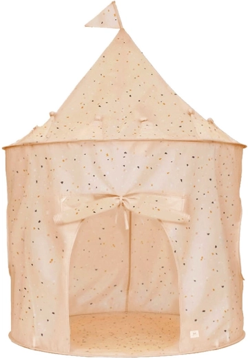 3 Sprouts børnetelt af genanvendt polyester terrazzo clay