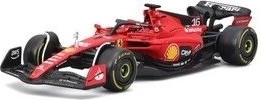 Model F1 FERRARI SF23 1:43 med køreren Charles Leclerc fra Bburago