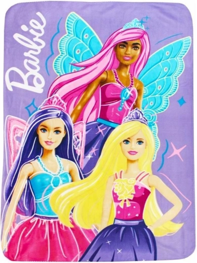 Fleecetæppe Barbie 100 × 140 cm