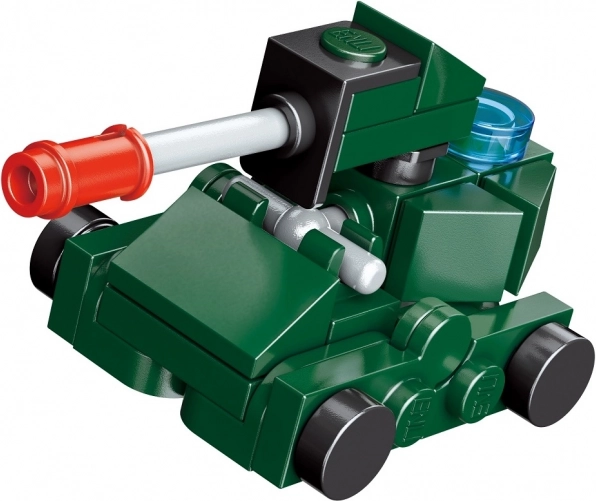 QMAN mini-byggesæt 3-i-1 kampvogn