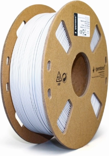 Filament PLA 1,75 mm mat lysegrå til 3D‑printere