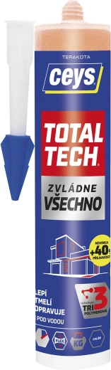 Universallim og fugemasse 290 ml CEYS Total Tech terrakotta