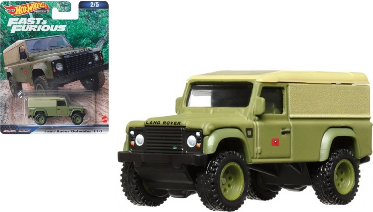 Hot Wheels Land Rover Defender 110 – Fast & Furious samlermodel 1:64