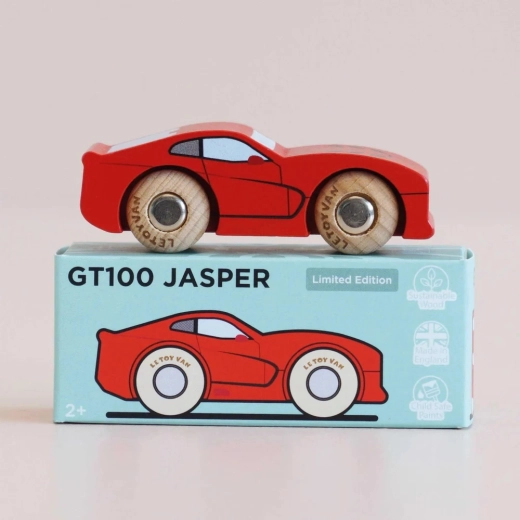 Trælegetøjsbil Jasper Le Toy Van