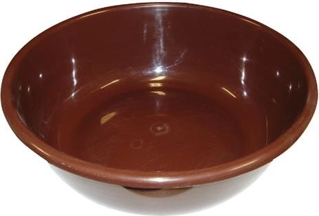 Plastvask 42,5 cm brun