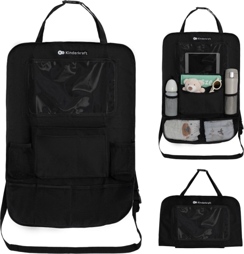 Kinderkraft bilorganizer 2-i-1 Black