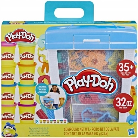 Kreativ kuffert med modellervoks og tilbehør fra Play-Doh