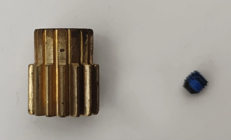 Tiger-motorpinion 15T til aksel på 3,17 mm