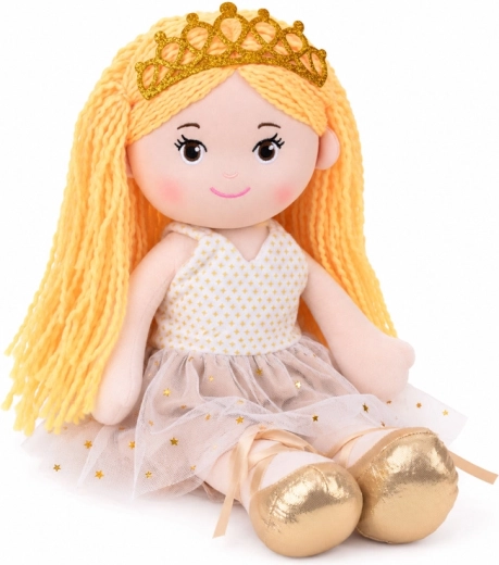 Stofballetdanserinde Lila 40 cm