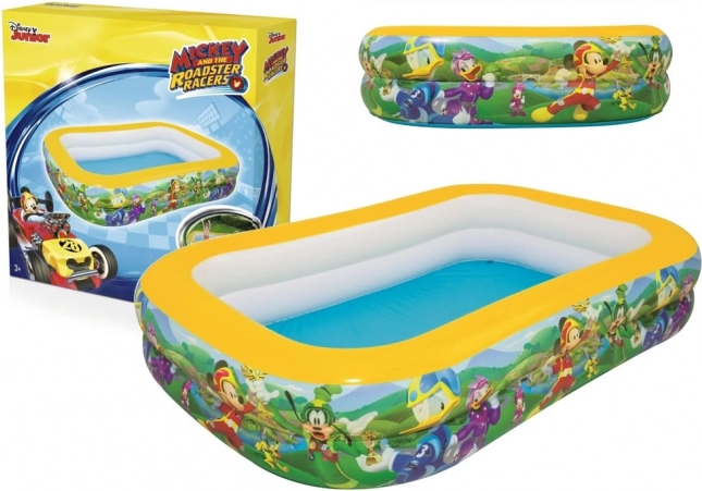 Oppustelig pool Mickey Mouse 262 x 175 x 51 cm Bestway 91008