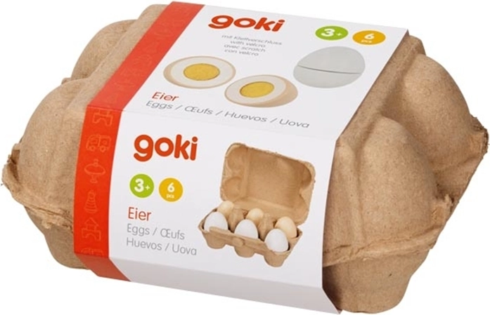 Goki trææg i æggebakke (6 stk.)