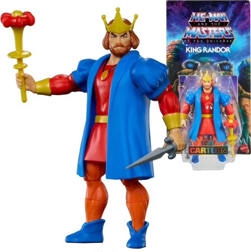 Masters of the Universe Origins – figur King Randor med sværd og scepter