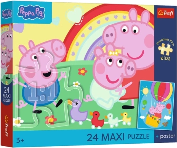 Børnepuslespil Maxi PremPlus Kids „Świnkowe dni“ - 1 stk.