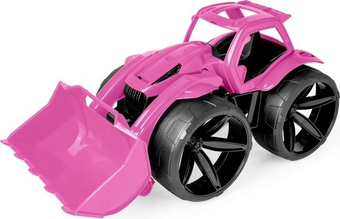Wader Maximus pink børnebulldozer med skjold